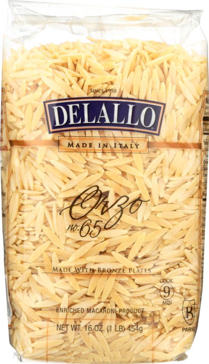 DELALLO: Orzo No. 65 Pasta, 16 oz