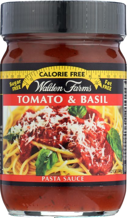 WALDEN FARMS: Calorie Free Pasta Sauce Tomato and Basil, 12 oz