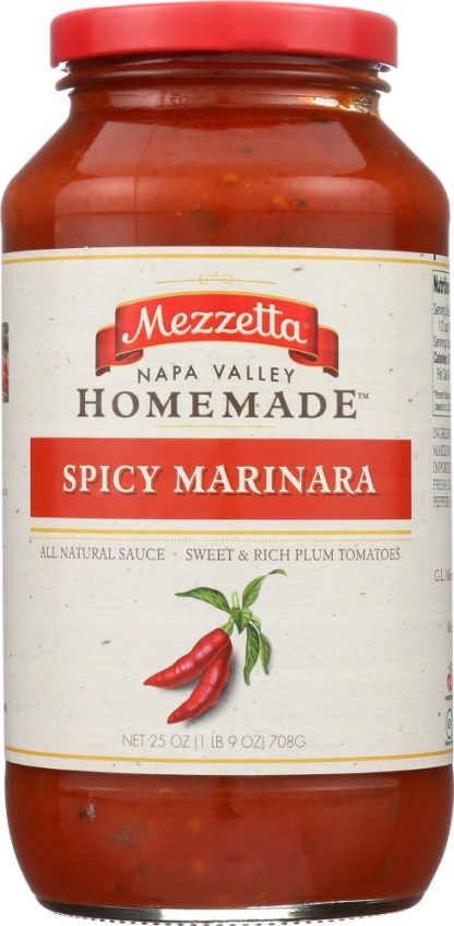 MEZZETTA: Napa Valley Bistro Spicy Marinara Sauce, 25 oz