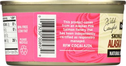 CROWN PRINCE: Natural Skinless & Boneless Pacific Pink Salmon, 6 oz