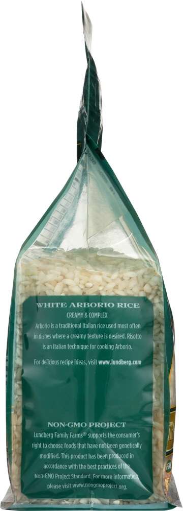 LUNDBERG: White Arborio Rice Gluten Free, 2 lb