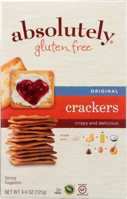 ABSOLUTELY GLUTEN FREE: Cracker Gluten Free Original, 4.4 oz