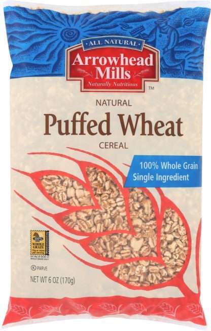 ARROWHEAD MILLS: Puffed Wheat Cereal, 6 oz