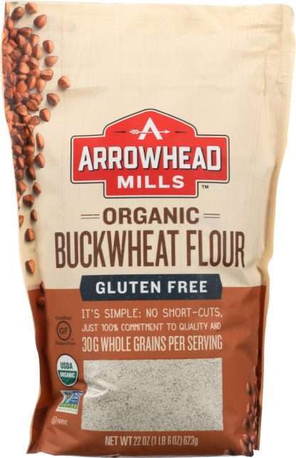 ARROWHEAD MILLS: Organic Buckwheat Flour, 22 oz