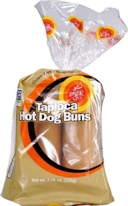 ENER G FOODS: Tapioca Hot Dog Buns, 7.76 oz