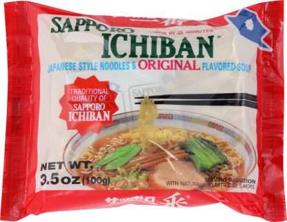 SAPPORO ICHIBAN: Original Japanese Style Noodles, 3.5 oz