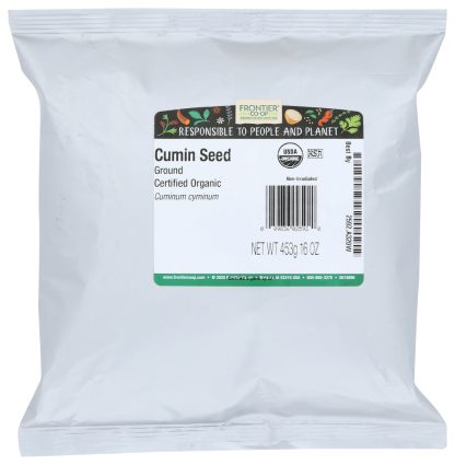 FRONTIER NATURAL PRODUCTS: Organic Ground Cumin Seed, 16 oz