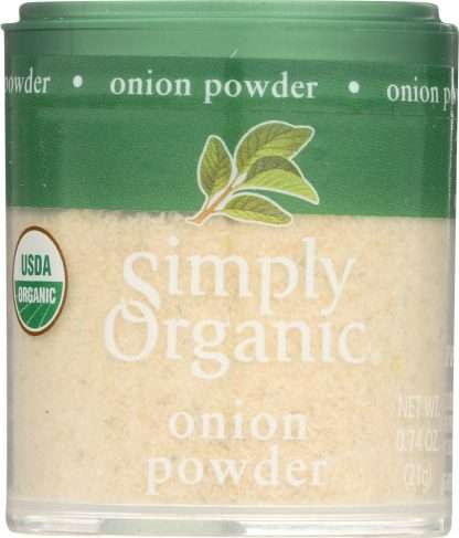 SIMPLY ORGANIC: Onion White Powder Organic, 0.74 oz
