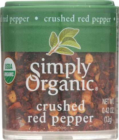 SIMPLY ORGANIC: Mini Crushed Red Pepper, .42 oz