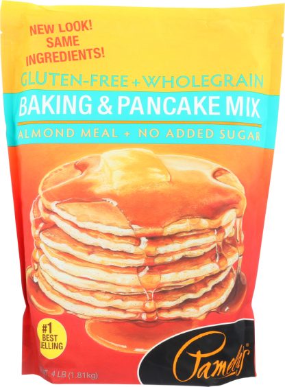 PAMELAS: Bakery Baking & Pancake Mix Gluten And Wheat Free, 4 lb
