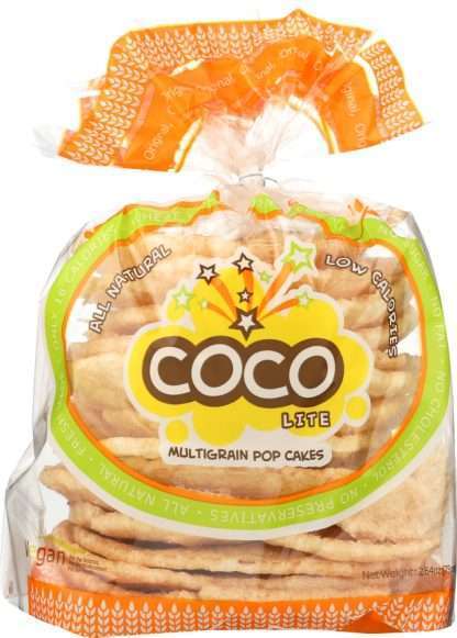 COCO LITE: Multigrain Pop Cake Original, 2.64 oz