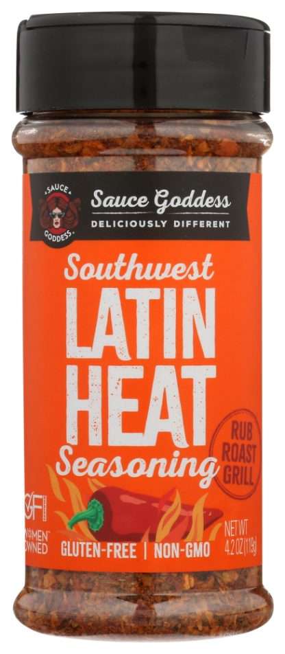 SAUCE GODDESS: Spice Latin Heat Shaker, 4.2 oz