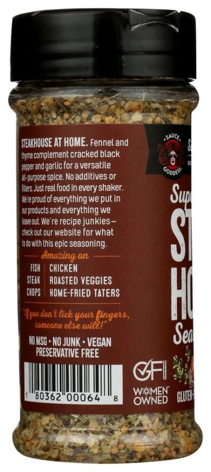SAUCE GODDESS: Spice Stkhse Chunk Shaker, 6.15 oz