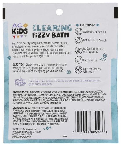 AURA CACIA: Bath Bomb Kids Clearing, 2.5 OZ