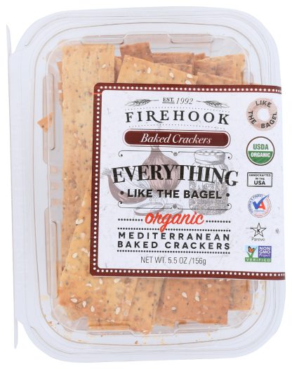 FIREHOOK: Cracker Evrythng Snack Bx, 5.5 oz