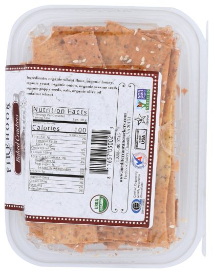 FIREHOOK: Cracker Evrythng Snack Bx, 5.5 oz
