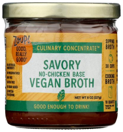 ZOUP GOOD REALLY: Broth Cncrnte Savry Vegan, 8 OZ