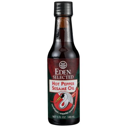EDEN FOODS: Oil Sesame Hot Pepper, 5 FL OZ