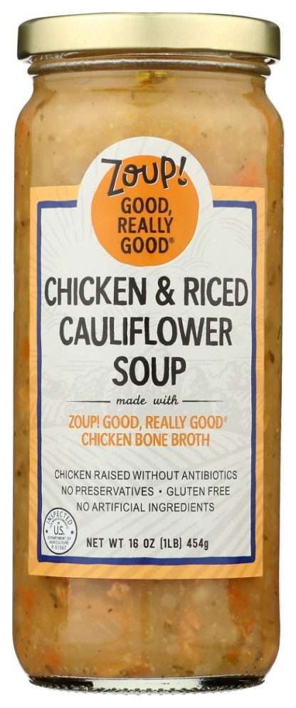 ZOUP GOOD REALLY: Soup Chicken Cauliflower, 16 OZ