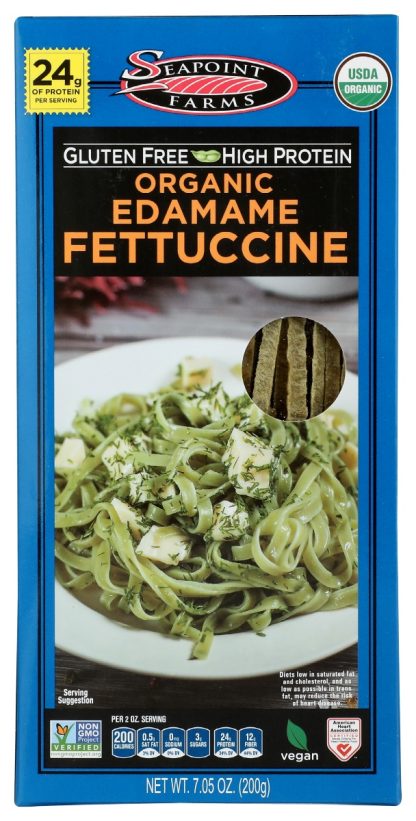 SEAPOINT FARMS: Edamame Fettuccine, 7.05 oz