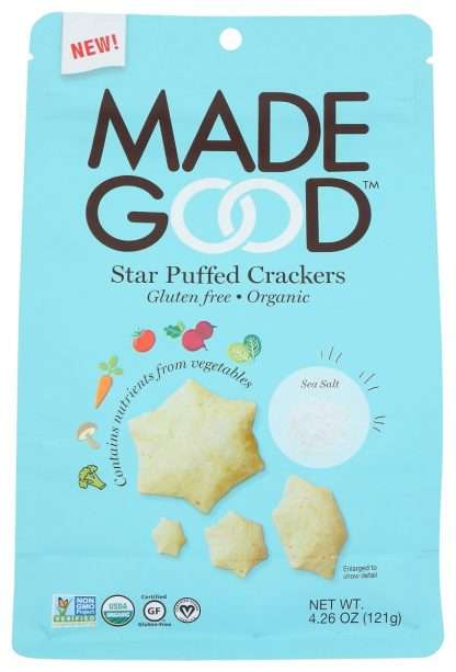 MADEGOOD: Cracker Sea Salt Org, 4.25 oz