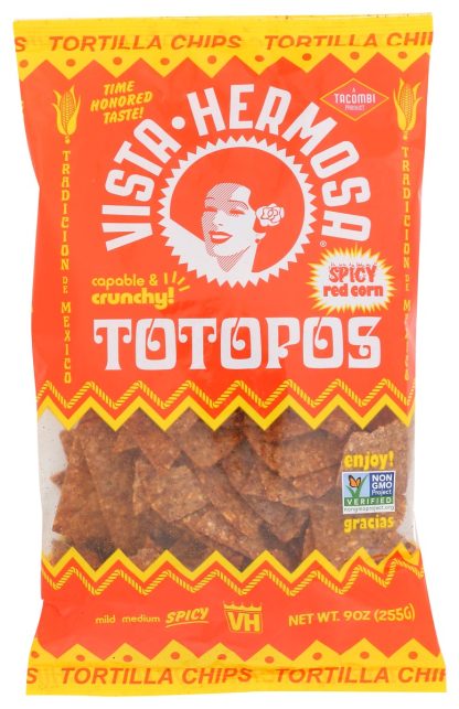VISTA HERMOSA: Chips Tortilla Red, 9 oz