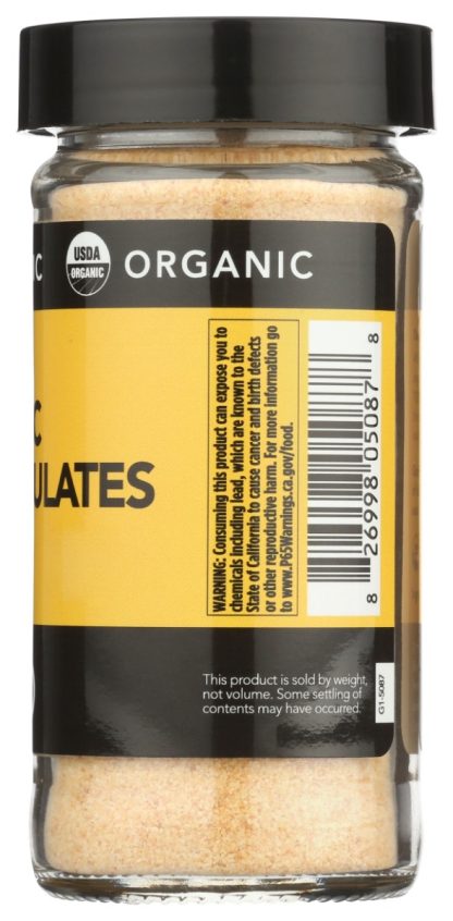 BEE SPICES: Garlic Granulates Org, 2.8 oz