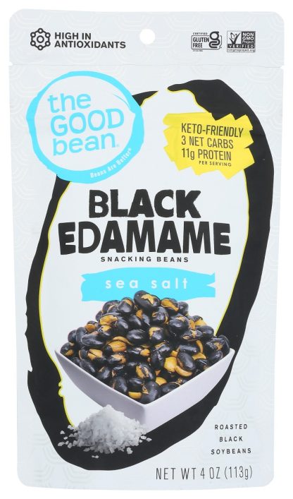 THE GOOD BEAN: Beans Snack Sea Salt, 4 oz