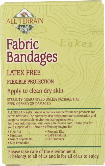 ALL TERRAIN: Fabric Bandages Assorted, 30 pc