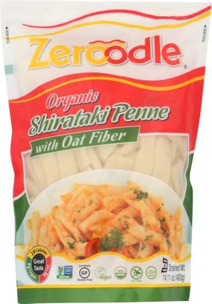 ZEROODLE: Shirataki Penne Pasta with Oat Fiber, 14 oz
