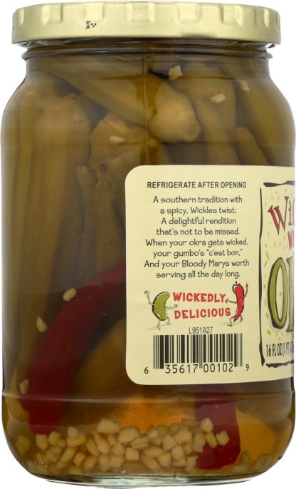 WICKLES: Wicked Okra, 16 oz