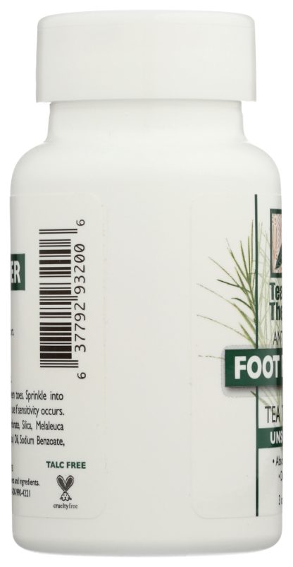 TEA TREE THERAPY: Foot Powder Unscented, 3 oz
