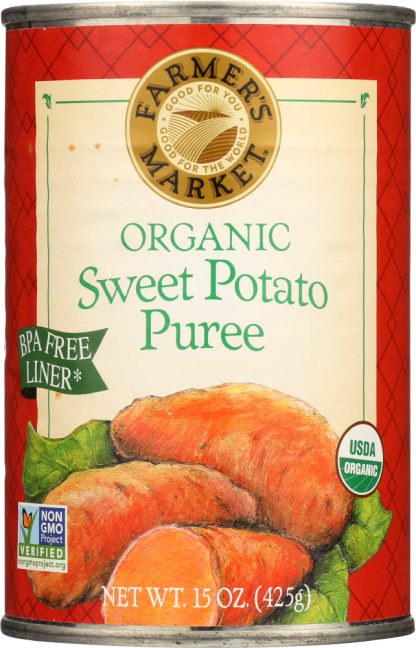 FARMERS MARKET FOODS: Organic Sweet Potato Puree, 15 oz