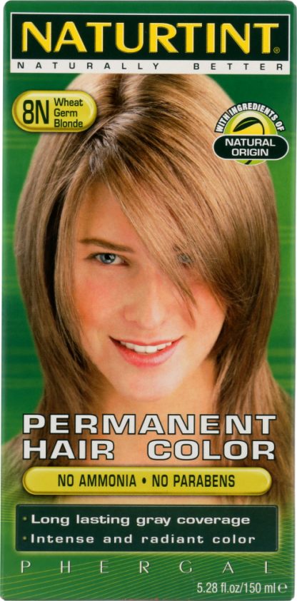 NATURTINT: Permanent Hair Color 8N Wheat Germ Blonde, 5.28 oz