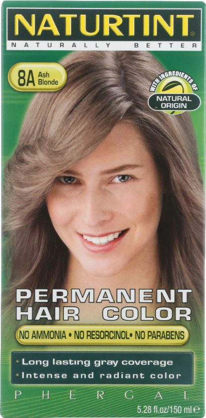 NATURTINT: Permanent Hair Color 8A Ash Blonde 5.28 Oz