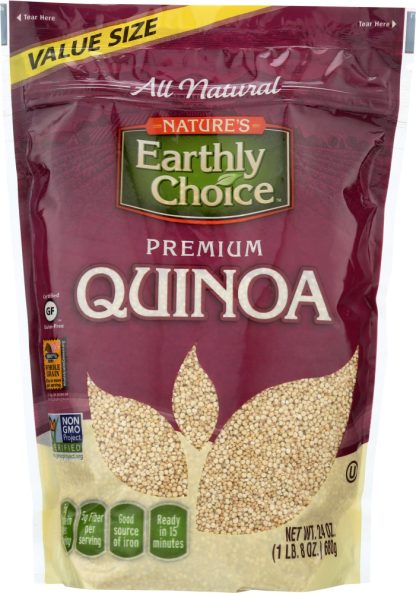 NATURES EARTHLY CHOICE: Quinoa Grain Gluten Free, 24 oz