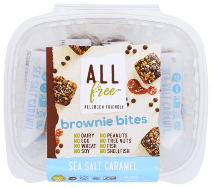 ALLFREE: Sea Salt Caramel Brownie Bites, 8.5 oz