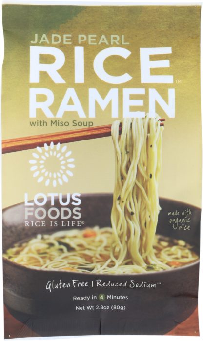 LOTUS FOODS: Rice Ramen with Miso Soup Jade Pearl, 2.8 oz