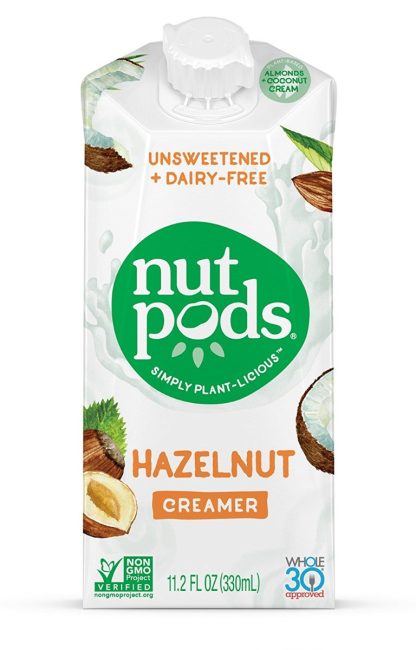 NUT PODS: Dairy Free Creamer Hazelnut Unsweetened, 11.2 fl oz