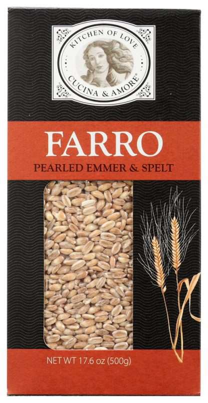 CUCINA & AMORE: Grains Farro, 17.6 oz