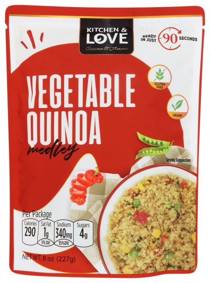 KITCHEN AND LOVE: Quinoa Rth Golden Vegetable, 8 oz