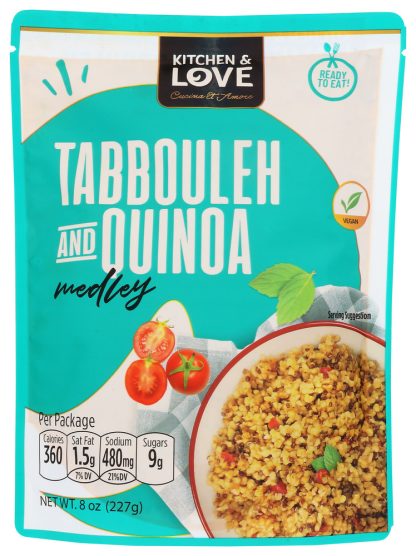 KITCHEN AND LOVE: Quinoa And Tabbouleh Rth, 8 oz
