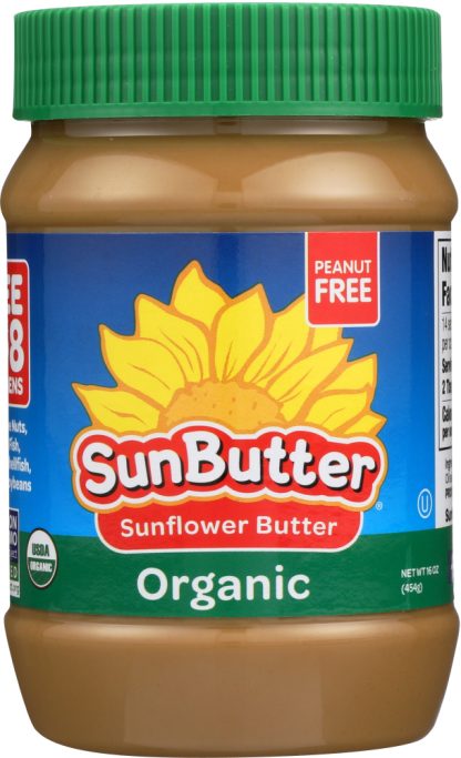 SUNBUTTER: Organic Sunflower Seed Spread, 16 oz