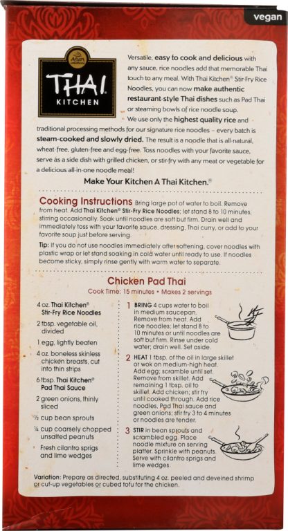 THAI KITCHEN: Stir-Fry Rice Noodles, 14 oz