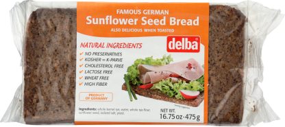 DELBA: Sunflower Seed Bread, 16.75 oz