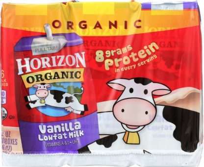 HORIZON: Milk 1% Vanilla Asep 6 Pack, 48 oz