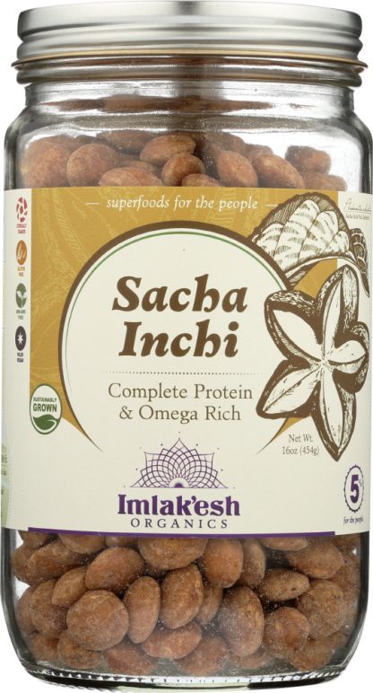 IMLAKESH ORGANICS: Sacha Inchi Seeds, 16 oz