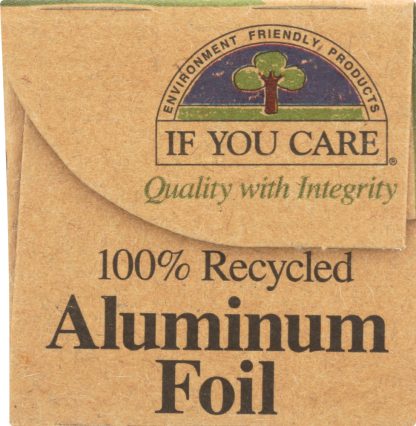 IF YOU CARE: 100% Recycled Aluminum Foil 50 sq ft, 1 ea