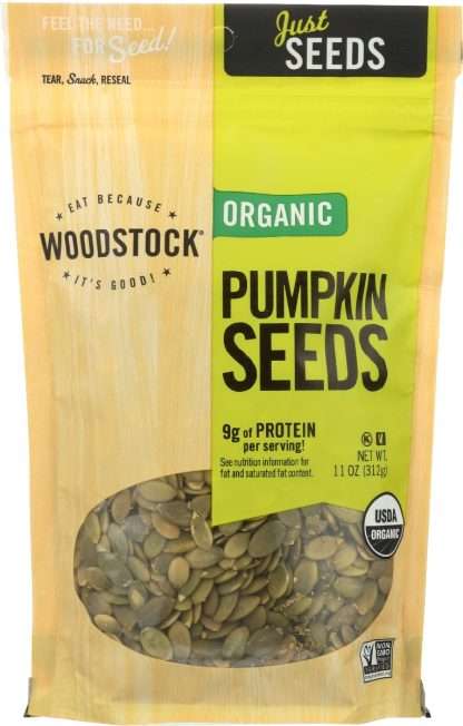 WOODSTOCK: Seeds Pumpkin Org, 11 oz