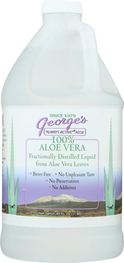 GEORGE'S: Aloe Vera Liquid, 64 oz